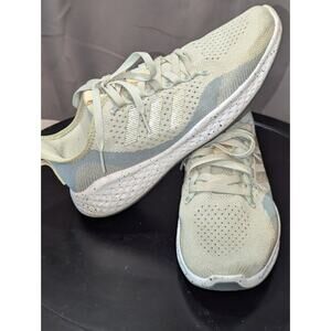 Adidas Shoes Women's 10 Linen Green Gray Fluidflow 2.0 Running Shoe HP9624 EUC